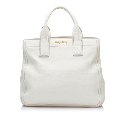 miu miu vitello caribou shopping bag|Miu Miu Pre.